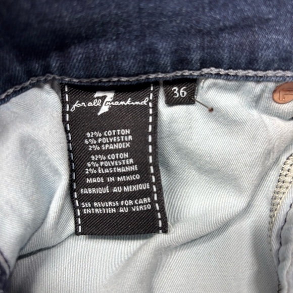 7 For All Mankind Jeans Mens 36 Ryley Dark Wash Denim Classic Straight Party - Picture 3 of 4